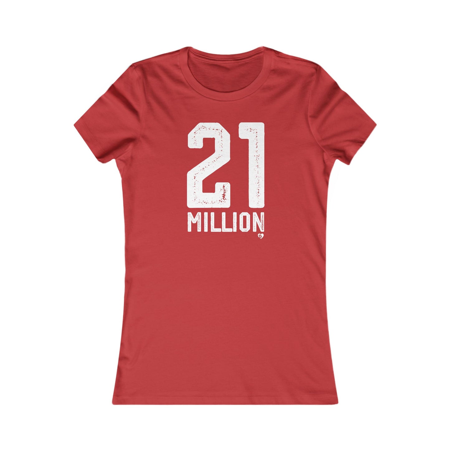 Camiseta ajustada de Bitcoin 'N.° 21 millones'