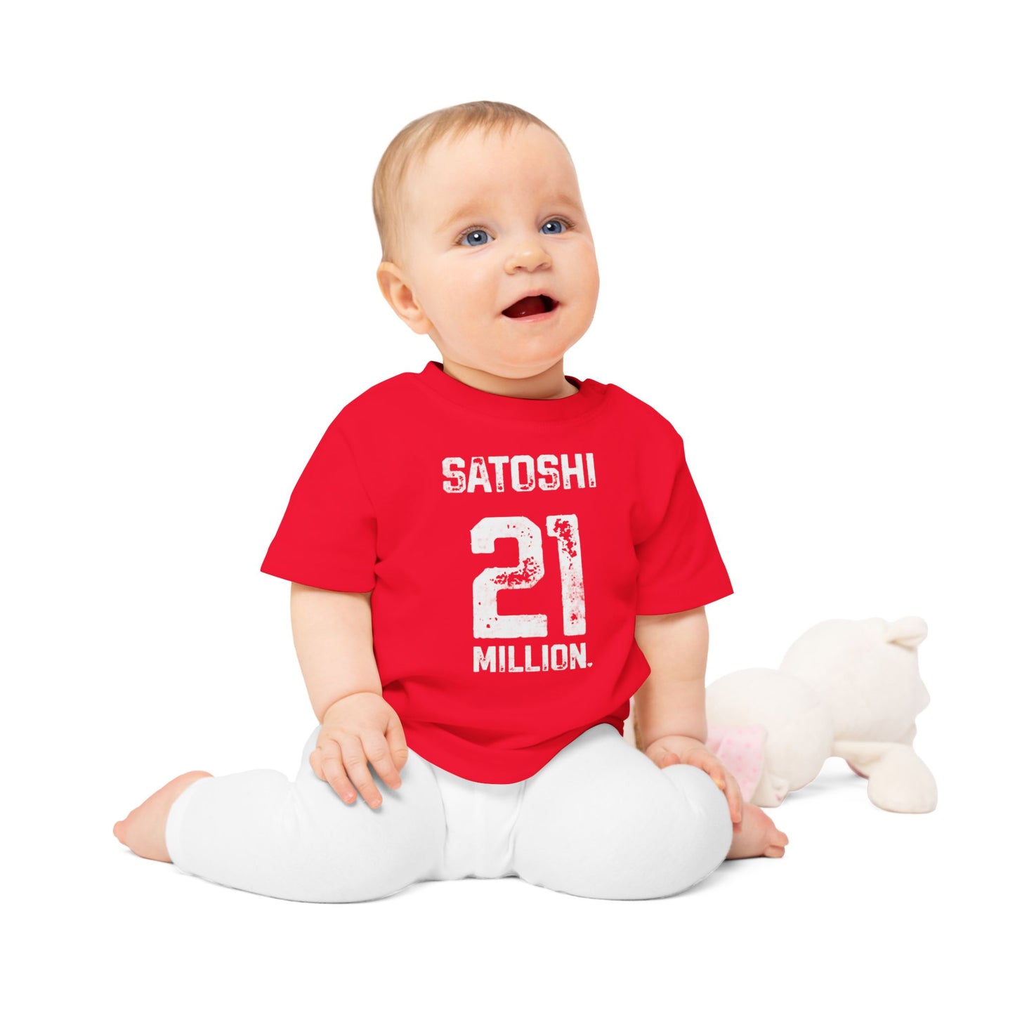 No. 21 Million Satoshi Organic Cotton Baby T-Shirt