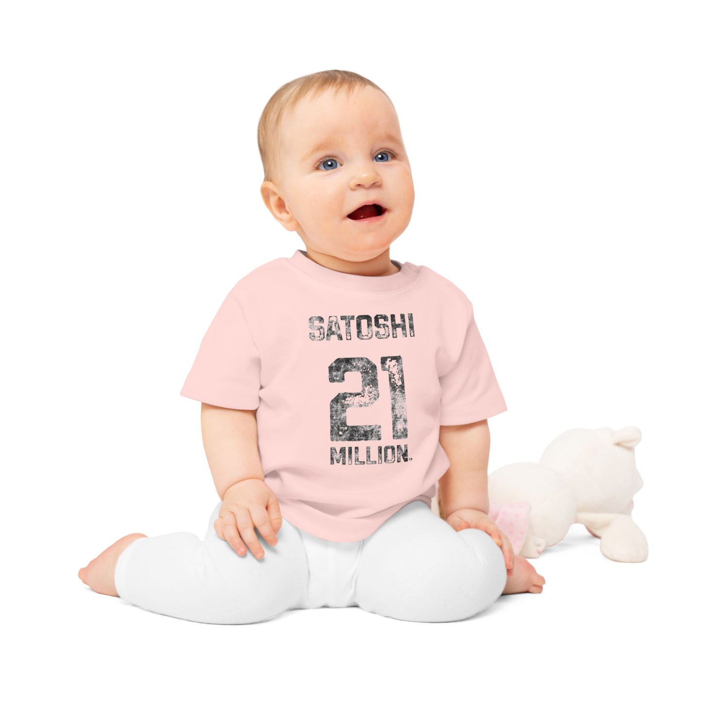No. 21 Million Satoshi Organic Cotton Baby T-Shirt