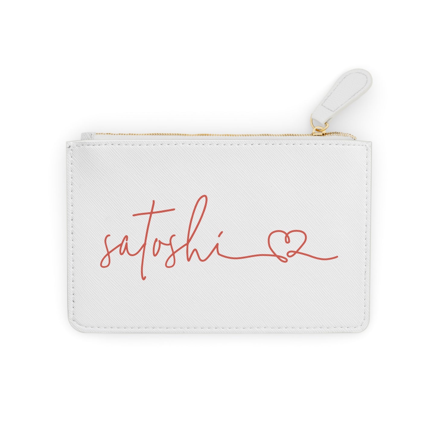 Mini bolso de mano con letras de amor de Satoshi