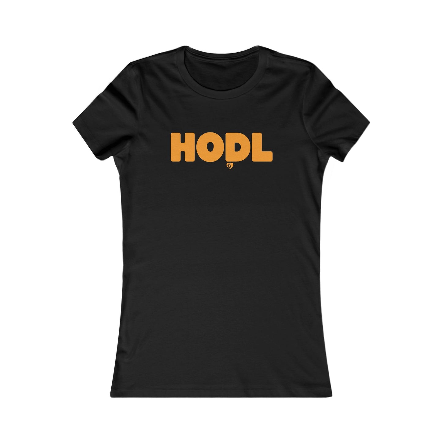 Camiseta ajustada de Bitcoin "HODL Bright"