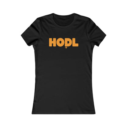 Camiseta ajustada de Bitcoin "HODL Bright"