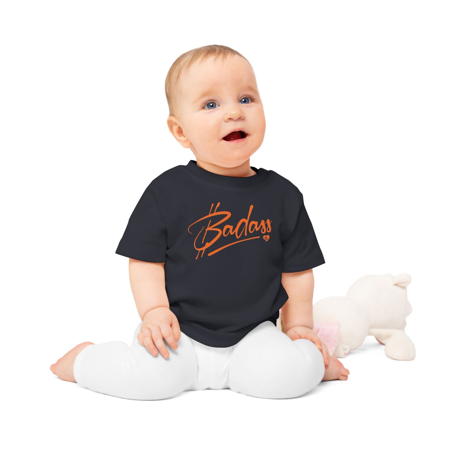 Badass Bitcoin Organic Cotton Baby T-Shirt