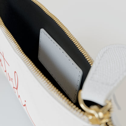 Mini bolso de mano con letras de amor de Satoshi