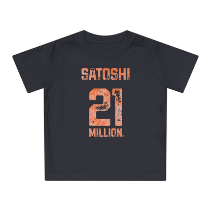 No. 21 Million Satoshi Organic Cotton Baby T-Shirt