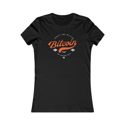 Camiseta ajustada americana Bitcoin