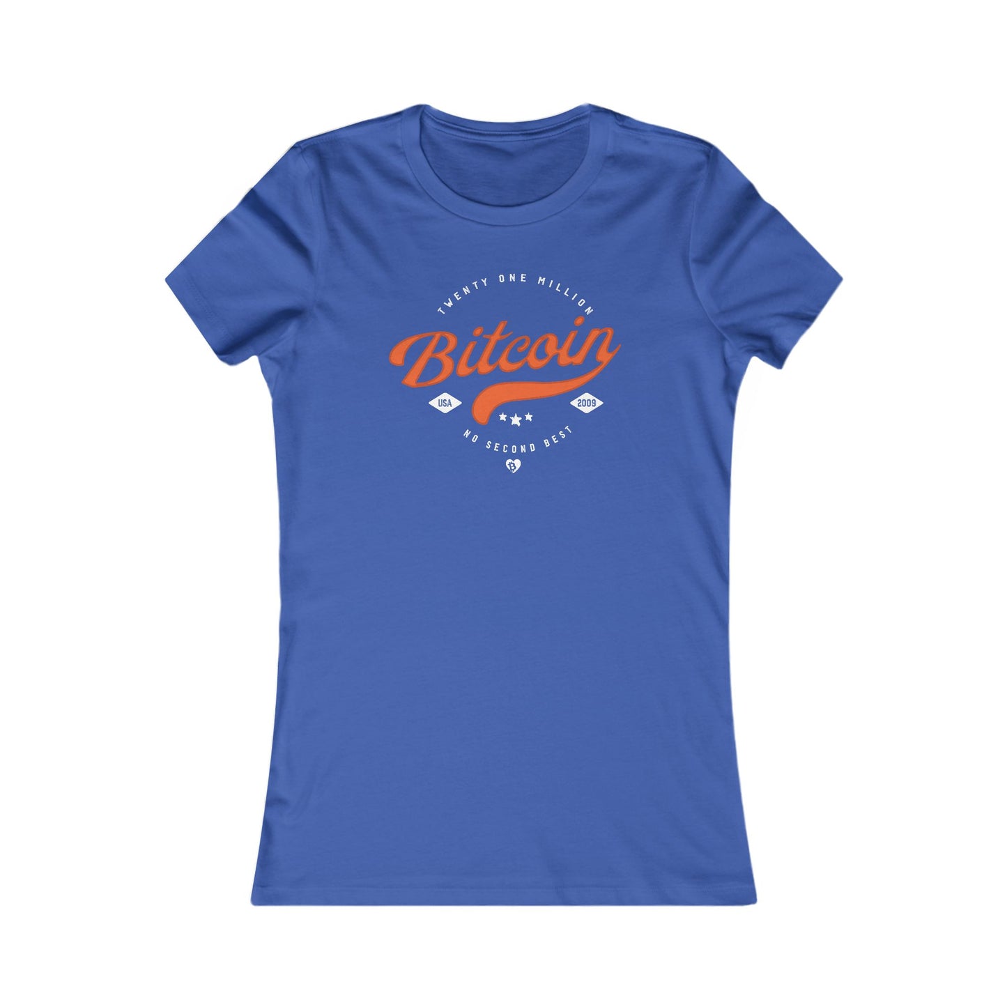 Camiseta ajustada americana Bitcoin