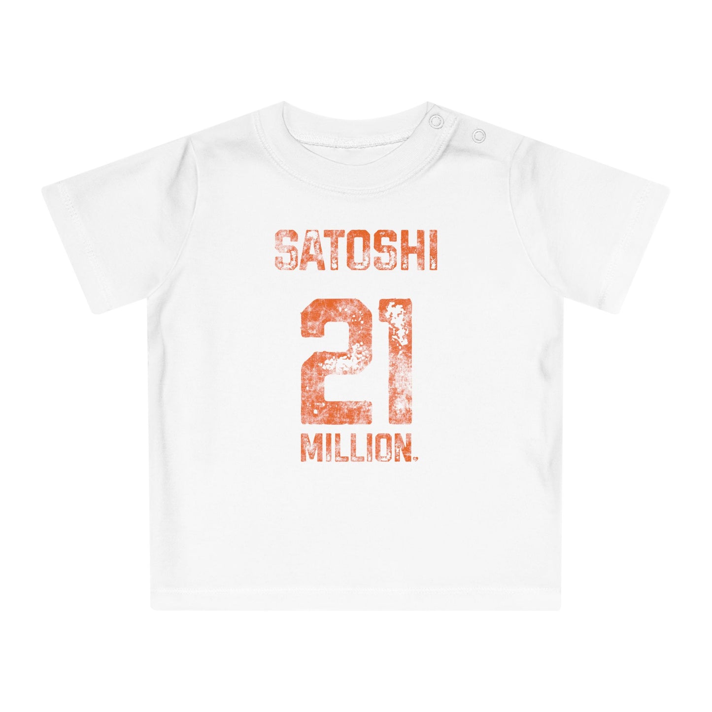No. 21 Million Satoshi Organic Cotton Baby T-Shirt