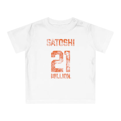 No. 21 Million Satoshi Organic Cotton Baby T-Shirt
