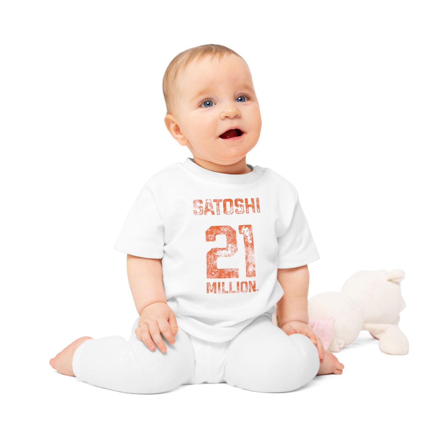 No. 21 Million Satoshi Organic Cotton Baby T-Shirt