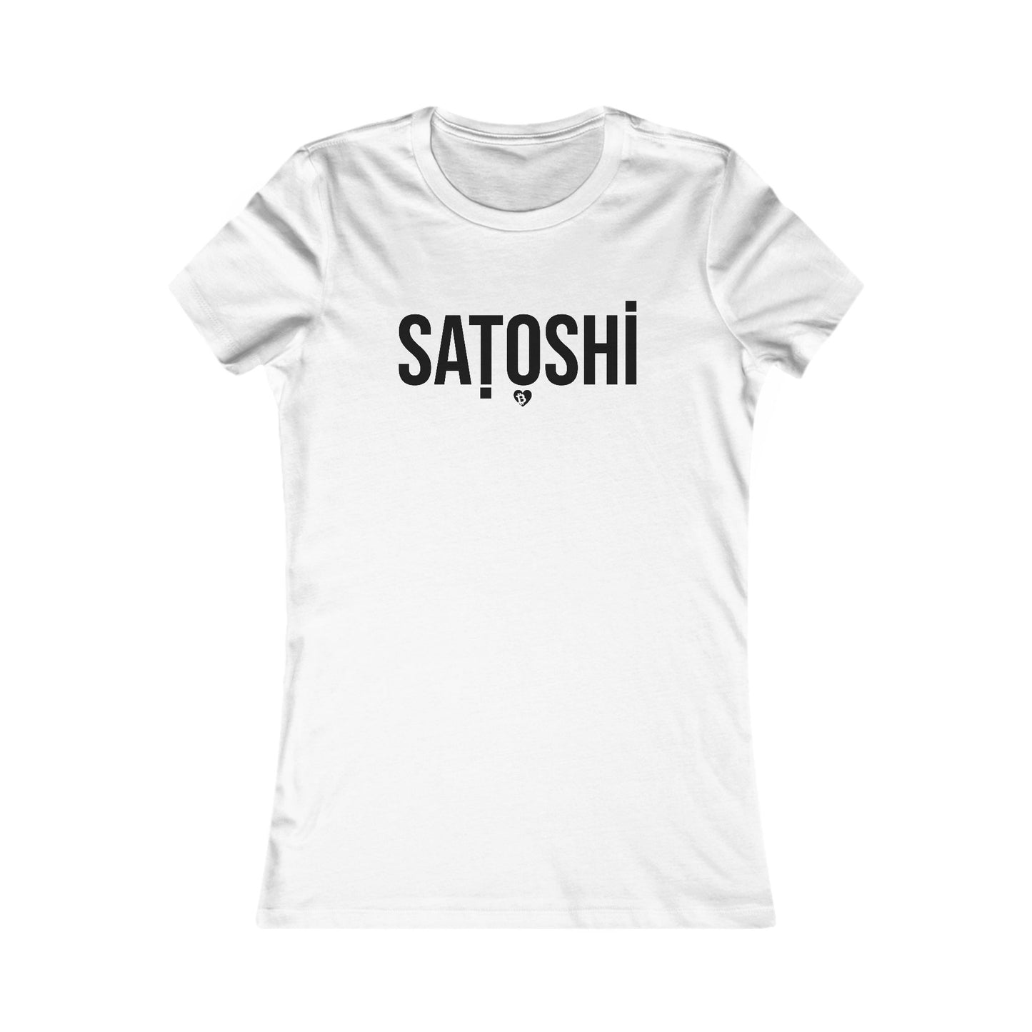 Camiseta minimalista ajustada Satoshi