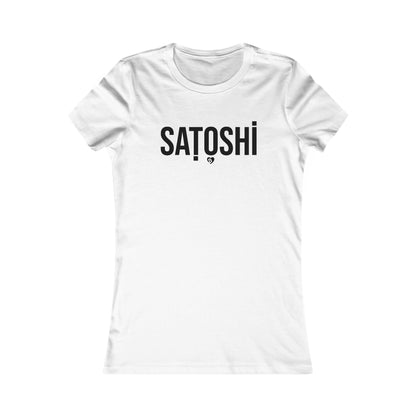 Camiseta minimalista ajustada Satoshi