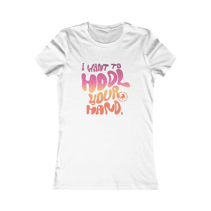 Quiero tomar tu mano camiseta ajustada