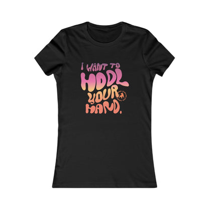 Quiero tomar tu mano camiseta ajustada