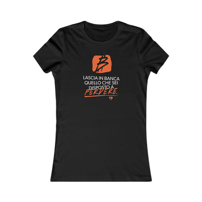 Camiseta ajustada con la frase "Perdere" Bitcoin Worldwide