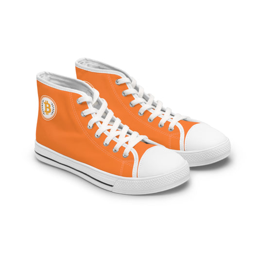 Zapatillas altas de lona para mujer Love is Bitcoin 