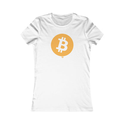 Camiseta ajustada con el símbolo de Bitcoin Big B