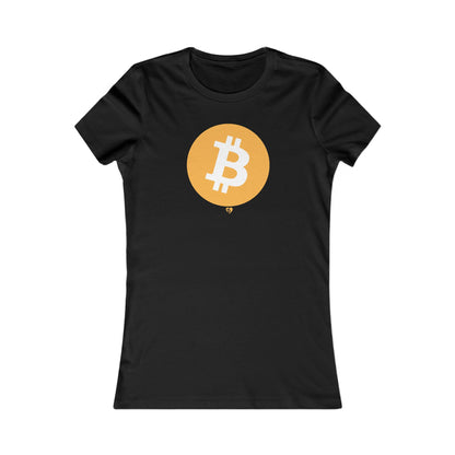 Camiseta ajustada con el símbolo de Bitcoin Big B