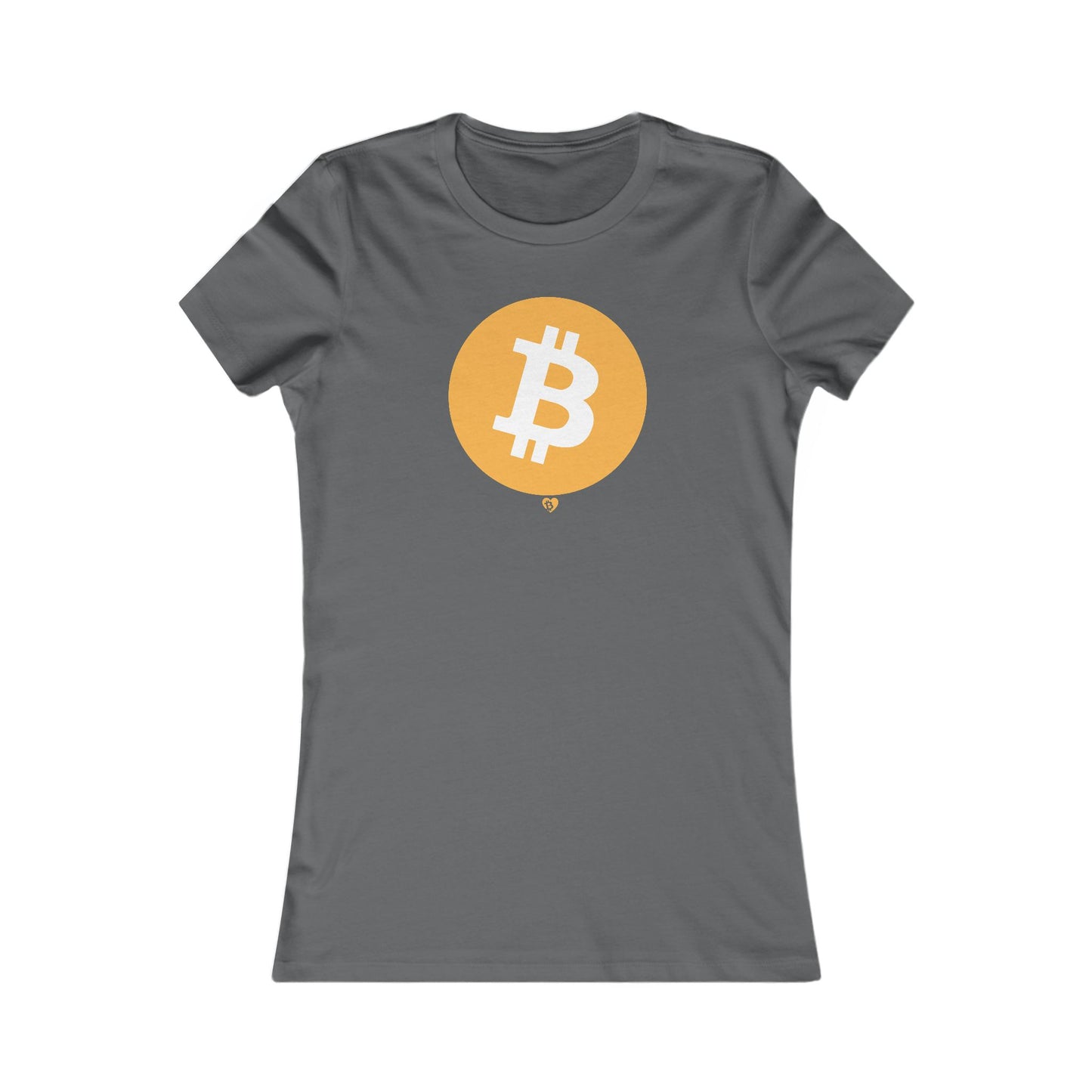 Camiseta ajustada con el símbolo de Bitcoin Big B