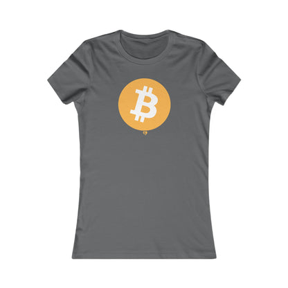 Camiseta ajustada con el símbolo de Bitcoin Big B