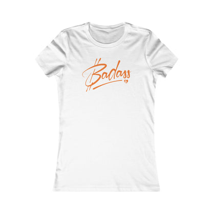 Camiseta Bitcoin Badass Slim Fit para mujer