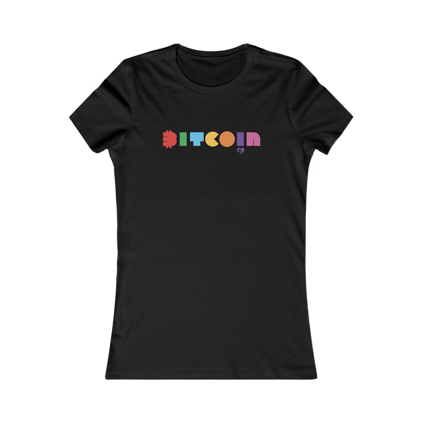 Camiseta ajustada Pac-Sats Bitcoin