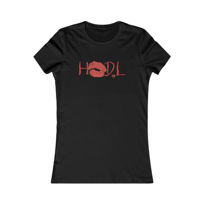 Camiseta ajustada HODL Kisses