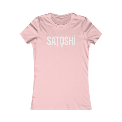 Camiseta minimalista ajustada Satoshi