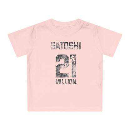 No. 21 Million Satoshi Organic Cotton Baby T-Shirt
