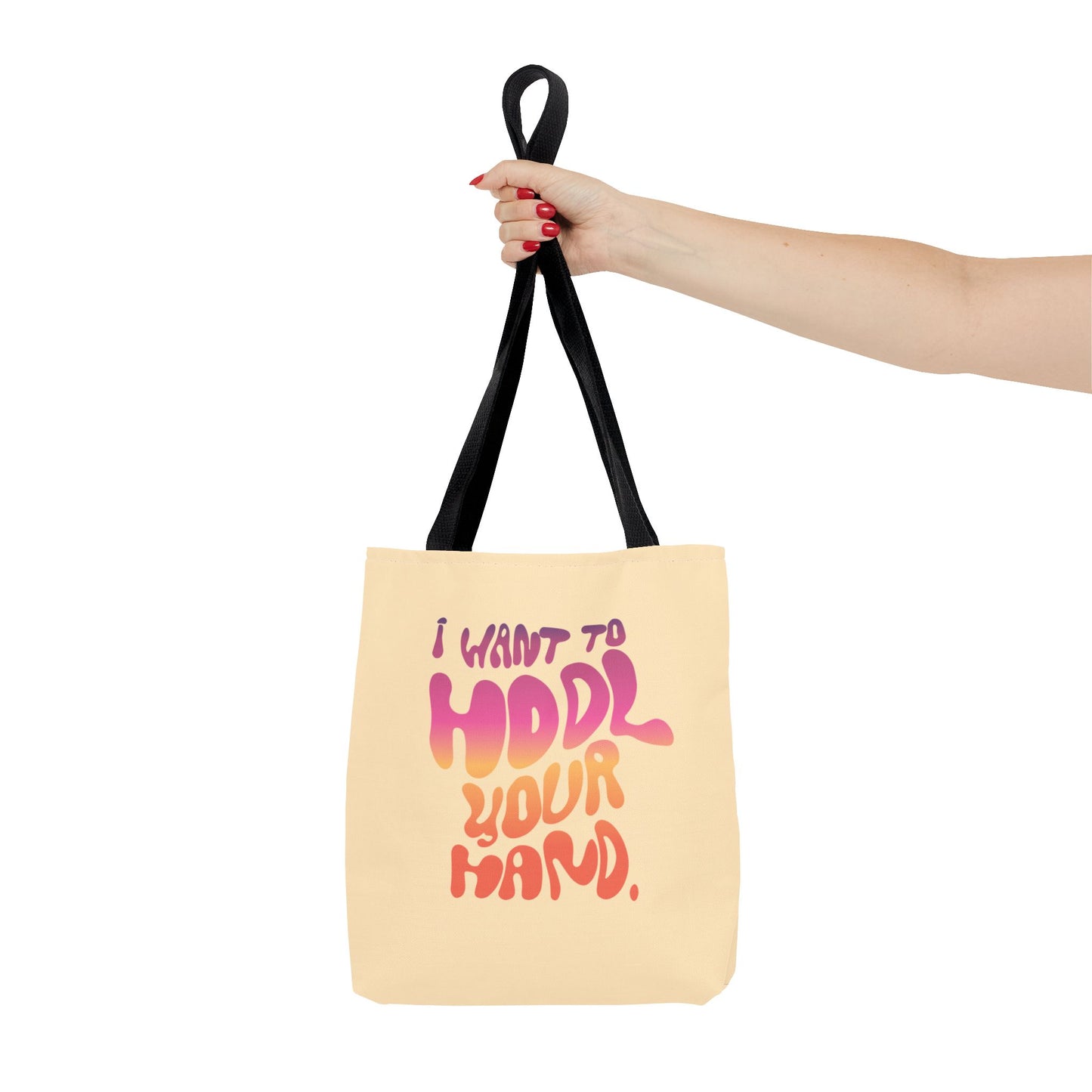 I Want To HODL Your Hand' AOP Tote Bag