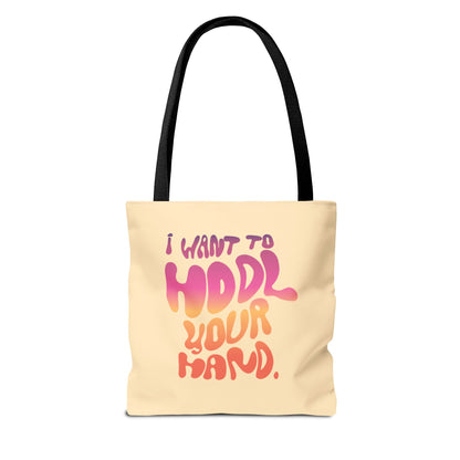 I Want To HODL Your Hand' AOP Tote Bag