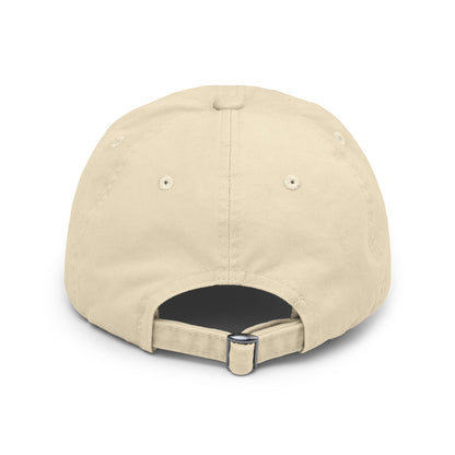 Gorra desgastada con estampado cúbico de Satoshi Nakamoto (STEALTH)