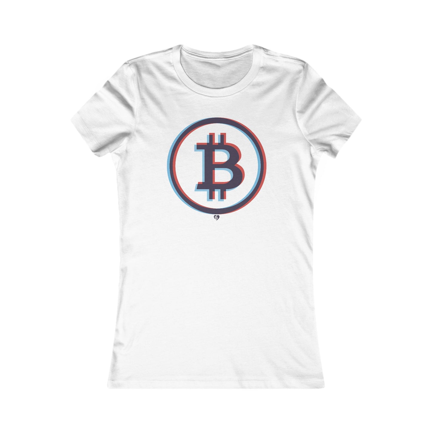 Camiseta ajustada de Bitcoin con 'Gafas 3D Big B'