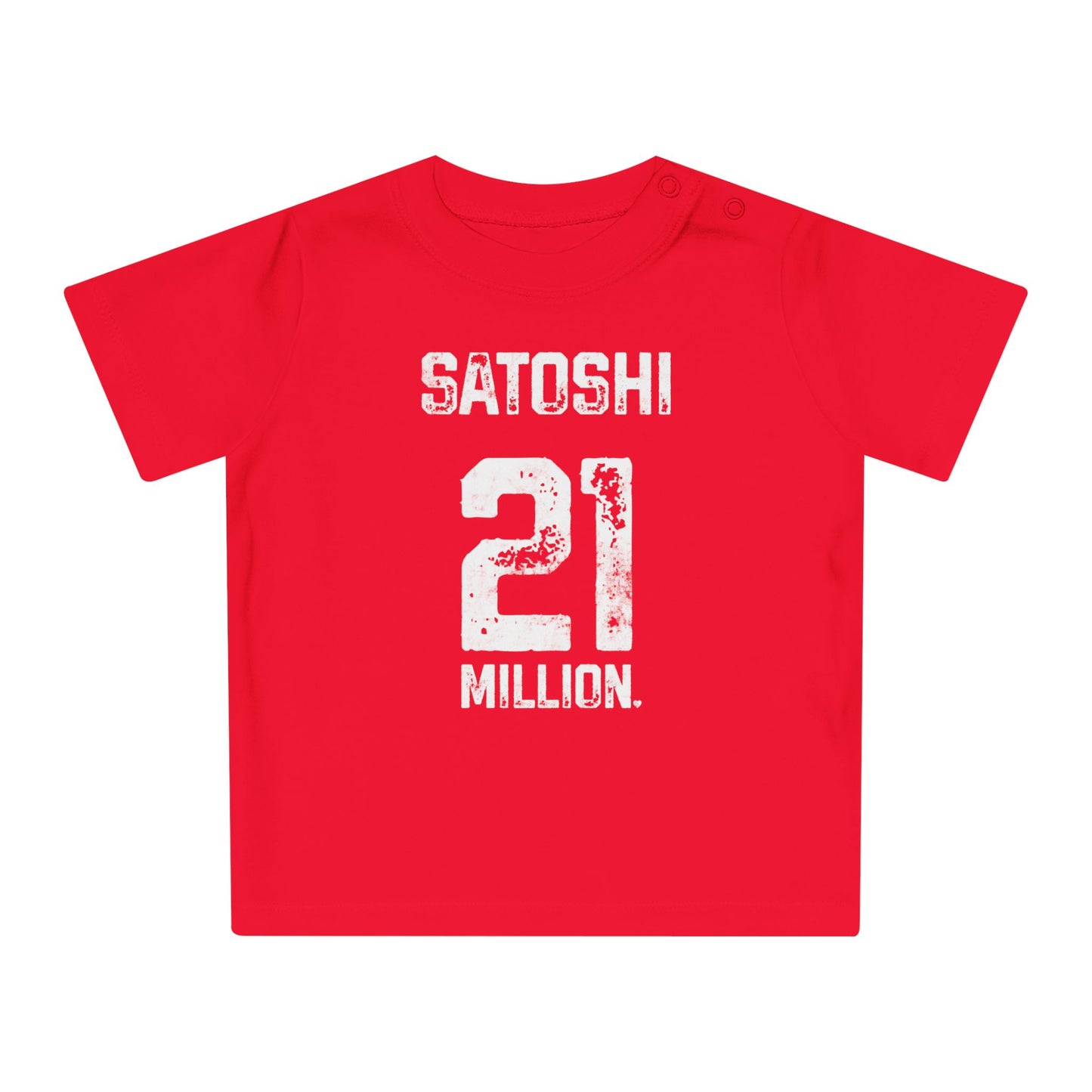 No. 21 Million Satoshi Organic Cotton Baby T-Shirt