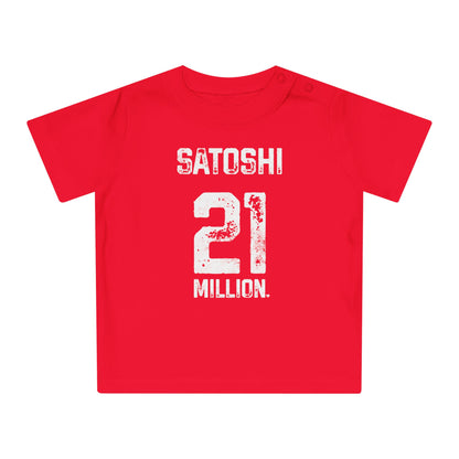 No. 21 Million Satoshi Organic Cotton Baby T-Shirt