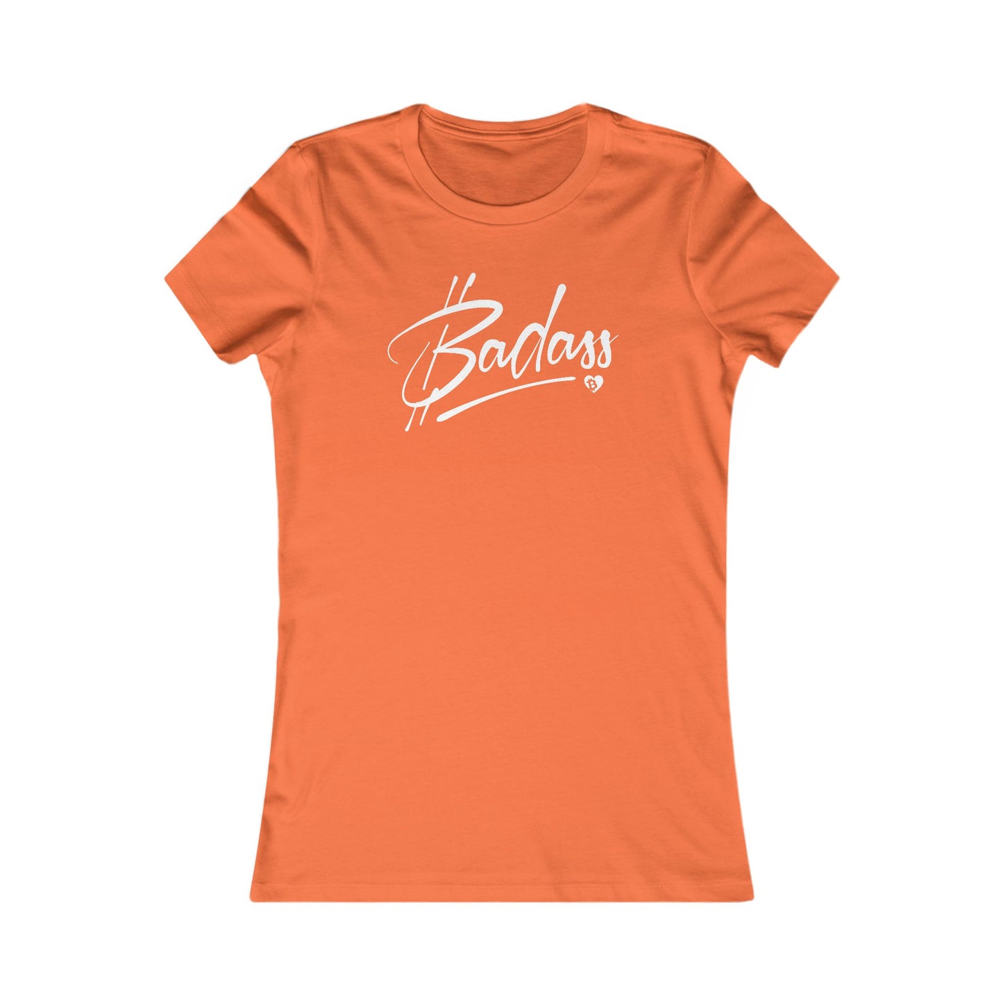 Camiseta Bitcoin Badass Slim Fit para mujer
