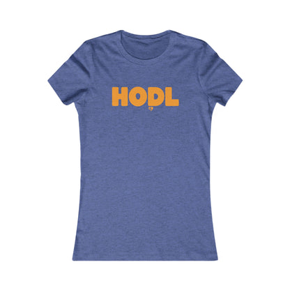 Camiseta ajustada de Bitcoin "HODL Bright"