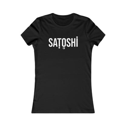 Camiseta minimalista ajustada Satoshi
