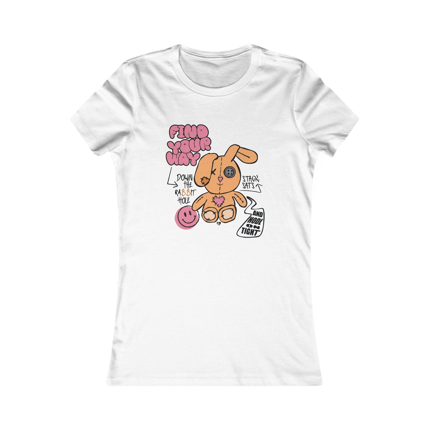 Camiseta ajustada "Down The Rabbit Hole"
