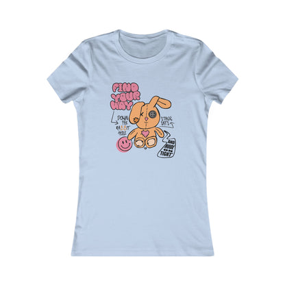 Camiseta ajustada "Down The Rabbit Hole"