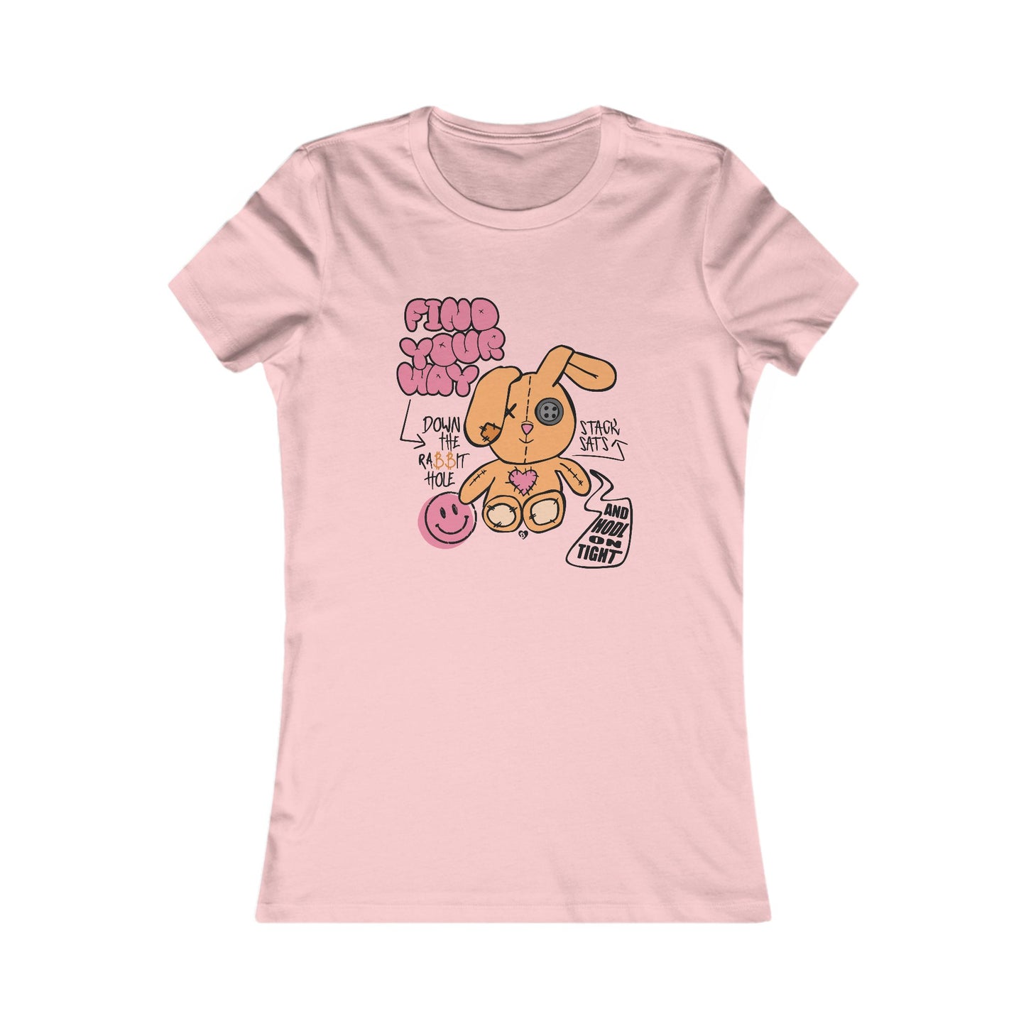 Camiseta ajustada "Down The Rabbit Hole"