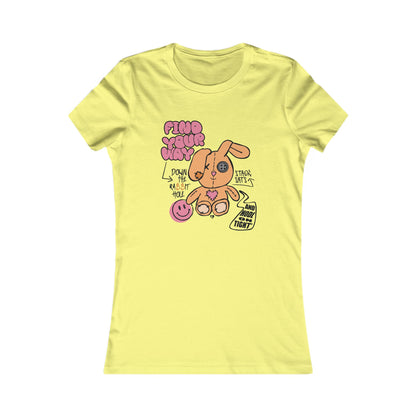 Camiseta ajustada "Down The Rabbit Hole"