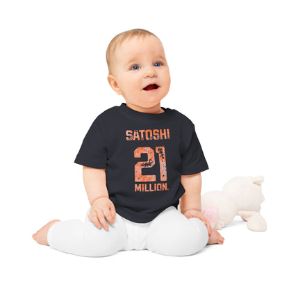 No. 21 Million Satoshi Organic Cotton Baby T-Shirt