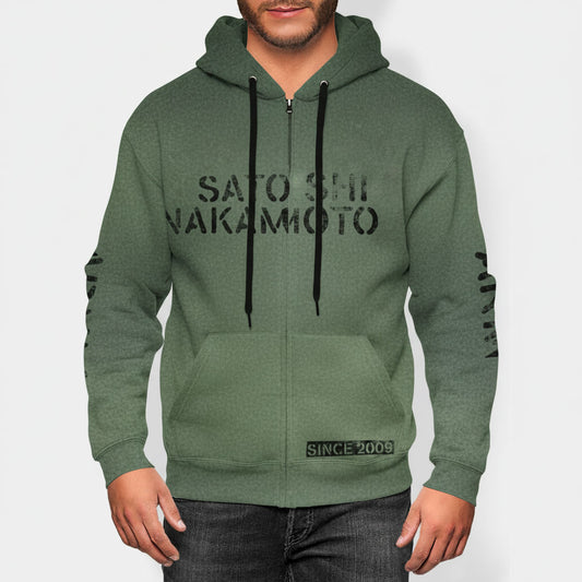 Satoshi's Army Zip Hoodie