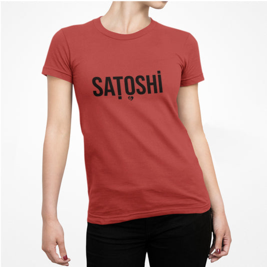 Camiseta minimalista ajustada Satoshi