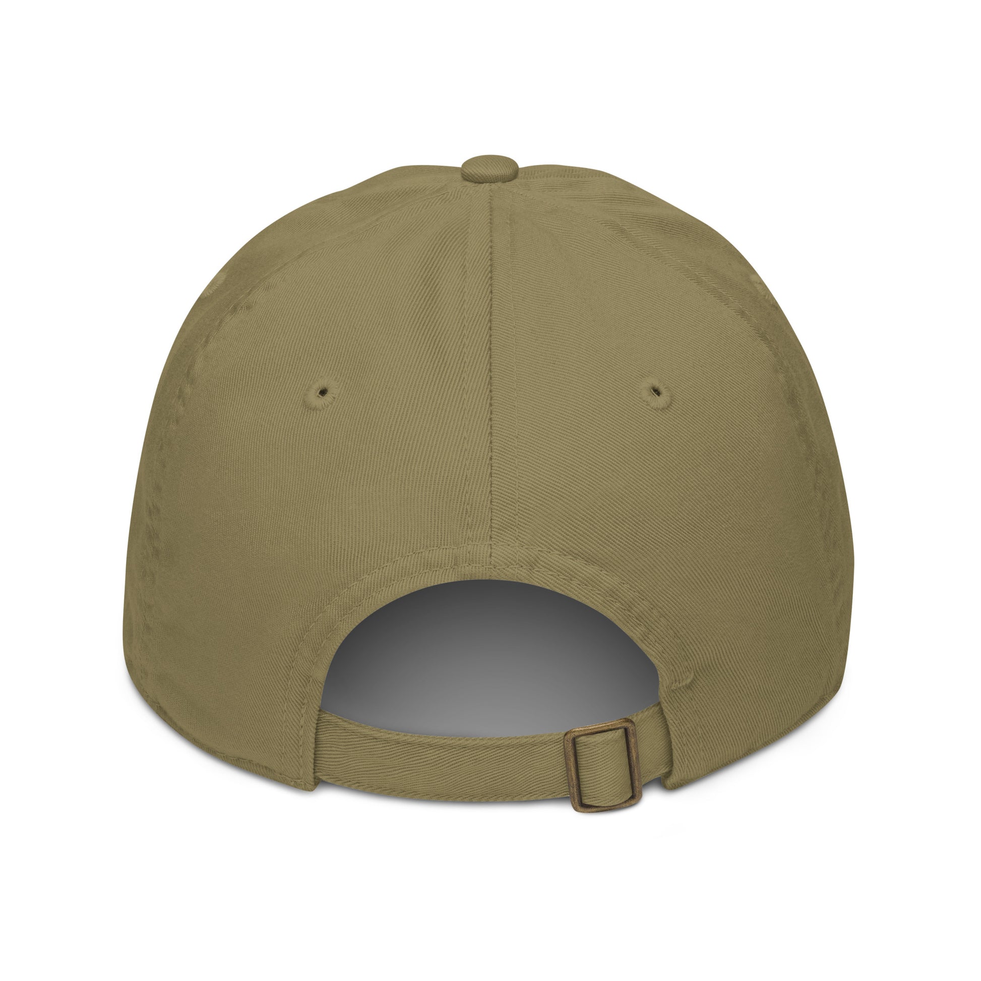 Khaki cap on a white background